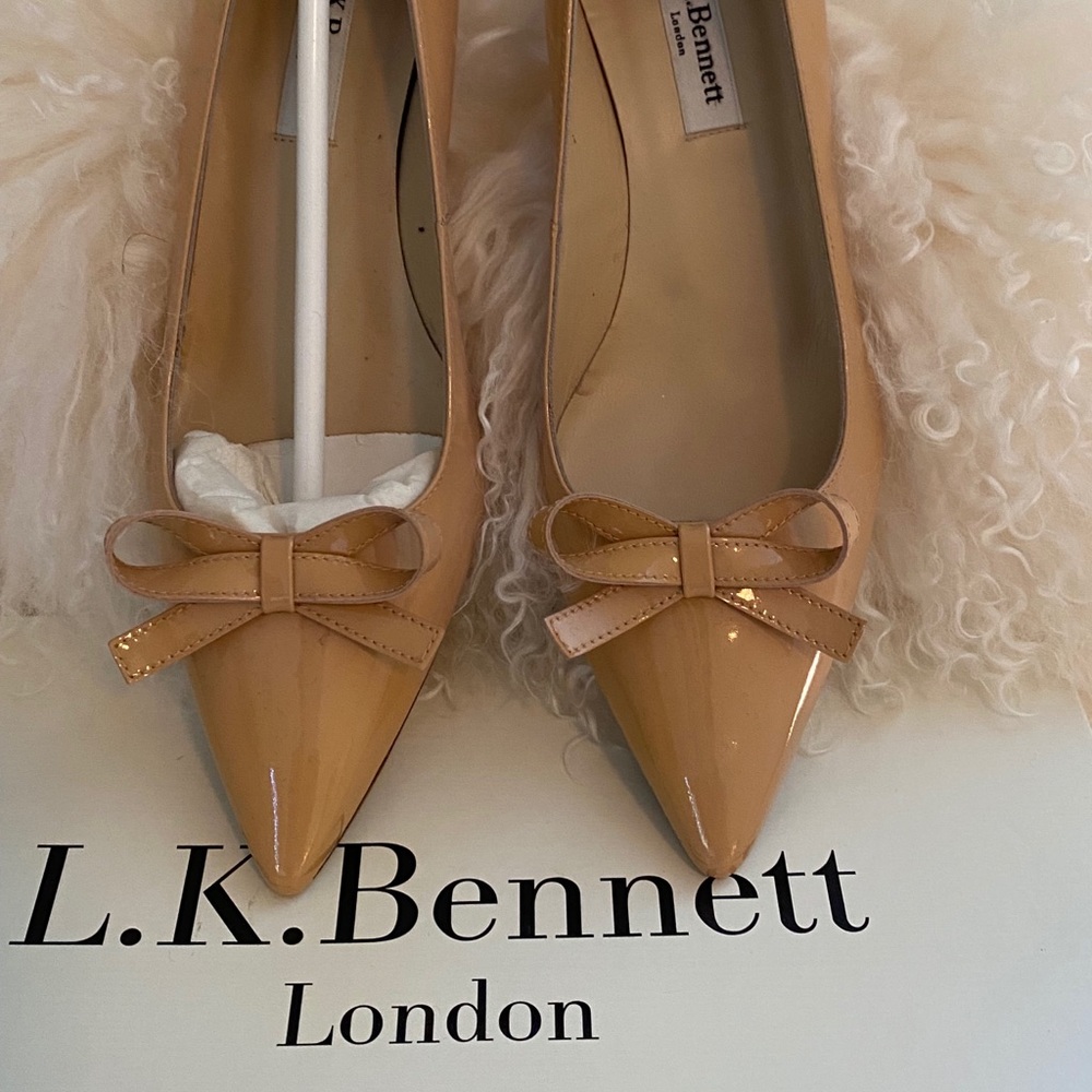 Women’s L.K. Bennet Nude Becca Rose heel. 36.5.